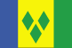 Flag of St. Vincent und die Grenadinen
